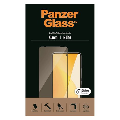 PanzerGlass | Screen protector - glass | Xiaomi 12 Lite | Glass | Black | Transparent - 2